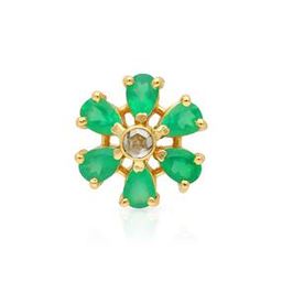 Yellow Gold Stone-Studded Nosepin-image-92