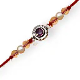 Sterling Silver Beaded Rakhi-image-47