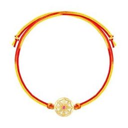 Sterling Silver Gold-Plated Floral Rakhi-image-91