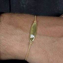 Sterling Silver Gold-Plated Solitaire Rakhi-image-57