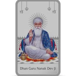Guru Nanak Dev Ji Silver Bar - 50 g-1