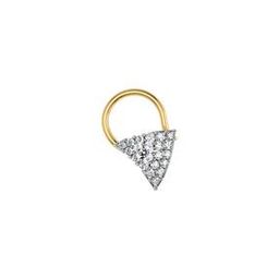 Yellow Gold Diamond-Studded Madhavi Nose Pin-image-6