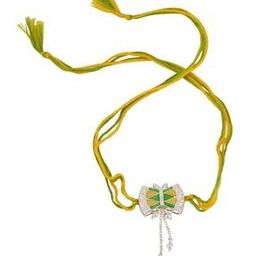 Sterling Silver Damrukh Rakhi Cum Pendant-image-98