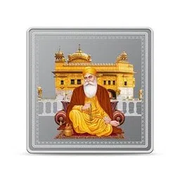 Pure Silver Guru Nanak Dev Ji Bar-14