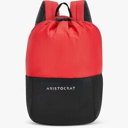Colourblock Backpack with Drawstring Pocket-image-10