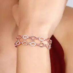 Anushka Rose Gold Endearing Bracelet-image-81