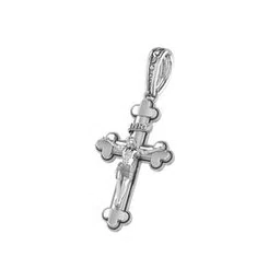 Sterling Silver Holy Cross Pendant with Chain-image-48