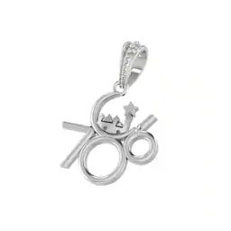 Sterling Silver Hanuman Pendant with Chain-image-79