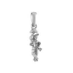 Sterling Silver Lord Krishna Pendant with Chain-image-54
