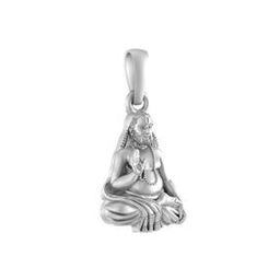 Sterling Silver Lord Raghavendra Pendant with Chain-image-81