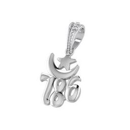 Sterling Silver 786 Pendant with Chain-image-102