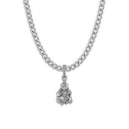 Sterling Silver Lord Kuber Pendant with Chain-image-26