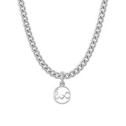 Sterling Silver Om Pendant with Chain-image-78