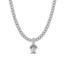 Sterling Silver Shivling Pendant with Chain-image-79