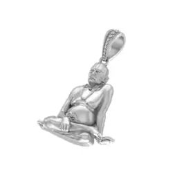 Silver Swami Samarth Chain Pendant-image-12