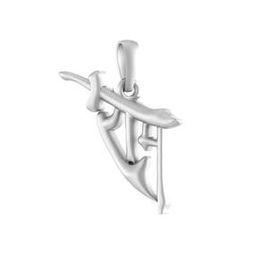 akshat sapphire Pure Silver God Ram Ji chain Pendant-picture-8