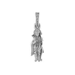 Sterling Silver God Ram Ji Pendant with Chain-image-44