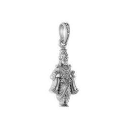 Sterling Silver God Vitthal Pendant with Chain-image-61