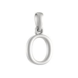 Sterling Silver Alphabet Pendant with Chain-image-89