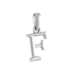 Chain with Name Alphabet Pendant-image-25