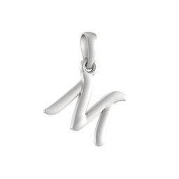 Sterling Silver Name Alphabet Pendant with Chain-image-29
