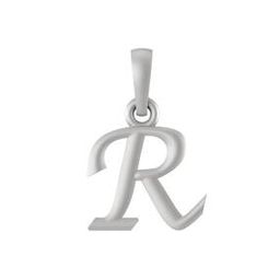 Sterling Silver R-Alphabet Pendant-image-30