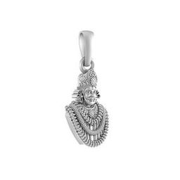 Sterling Silver Baba Khatu Shyam Pendant-image-46