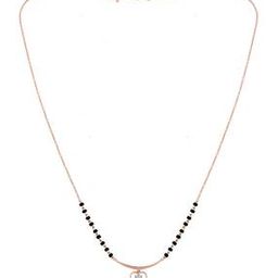 Rose Gold Diamond-Studded Mangalsutra-image-47