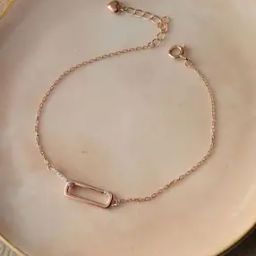 Sterling Silver Rose Gold-Plated Bracelet-image-64