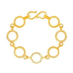 Yellow Gold Link Bracelet-image-61