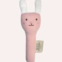 Organics Collectible Bunny Face Rattle-image-1