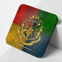 Harry Potter Hogwarts Sigil United Square Single Coaster-27