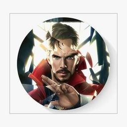 Doctor Strange Geometric Circular Coaster-image-95