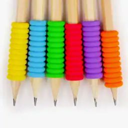 5-Piece Neon Soft Grip Pencils-43