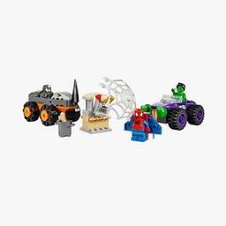 Marvel Spidey And His Amazing Friends Hulk Vs. Rhino Truck Showdown 10782-image-1