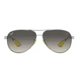 0RB8331MF0831161 Unisex Gradient Grey Lens Pilot Sunglasses-picture-11