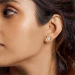 giva Sterling Silver Gold-Plated Pansy Flower Stud Earrings-picture-41