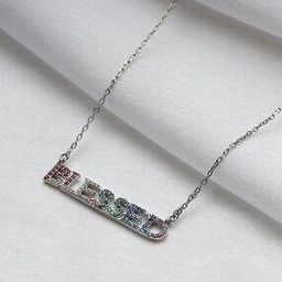 Sterling Silver Blessed Rainbow Pendant with Chain-image-82