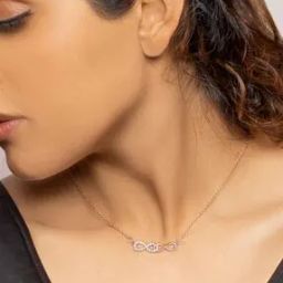 Sterling Silver Rose Gold-Plated Pendant with Chain-image-14