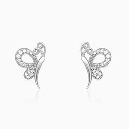 Sterling Silver Love Like A Butterfly Stud Earrings-image-76