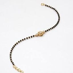 Women Yellow Gold Spheric Diamond Bracelet-image-53