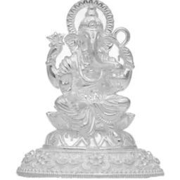 Silver Lord Ganesha Idol-image-22