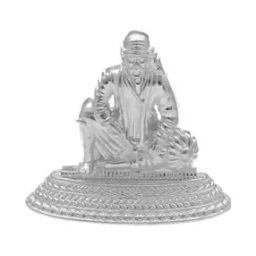 Silver Lord Sai Nath Idol-image-48