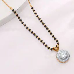 Women Yellow Gold Beaded Mangalsutra-image-63