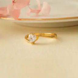 Women Sterling Silver Gold-Plated Ring-picture-28