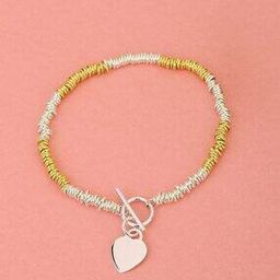 Sterling Silver Rhodium Plated Bracelet-image-30