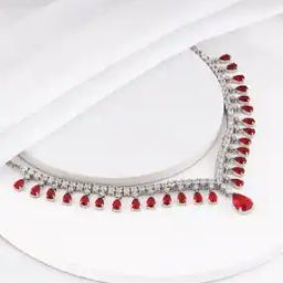 Women Sterling Silver Better Half Necklace-image-40