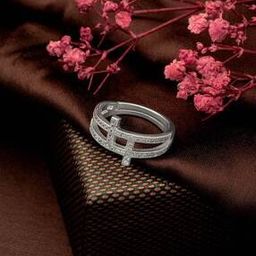 Women Sterling Silver Stone-Studded Ring-image-20