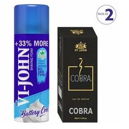 Pack of 2 Shaving Foam & Cobra EDP-image-41