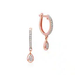 Women Rose Gold Hoop Earrings-image-46